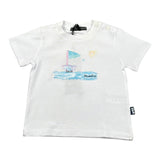 Daniele Alessandrini T-Shirt tinta unita con Stampa Bianco per Neonato 1296M00025 BIANCO DANIELE ALESSANDRINI 