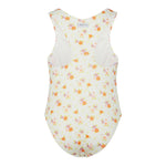 Mefui Costume Intero Tinta Unita con Fantasia per Bambina MJ250204X08 PANNA MEFUI 