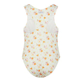 Mefui Costume Intero Tinta Unita con Fantasia per Bambina MJ250204X08 PANNA MEFUI 