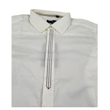 Manuell & Frank Camicia Manica Lunga Tinta Unita per Bambino MF3404R BIANCO MANUELL & FRANK 