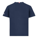 Saint Barth T.Shirt Girocollo Tinta Unita con Logo per Neonato TSH000100055 BLU SAINT BARTH 