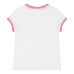 Ralph Lauren T-Shirt Girocollo Tinta Unita con Stampa per Bambina 313965017002 BIANCO RALPH LAUREN 