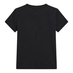 Guess T-Shirt Girocollo Tinta Unita con Stampa Logo per Bambina J4RI46J131 NERO GUESS 