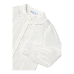 MAYORAL camicia manica lunga tinta unita Bianco per Bambina 4195 BIANCO MAYORAL 