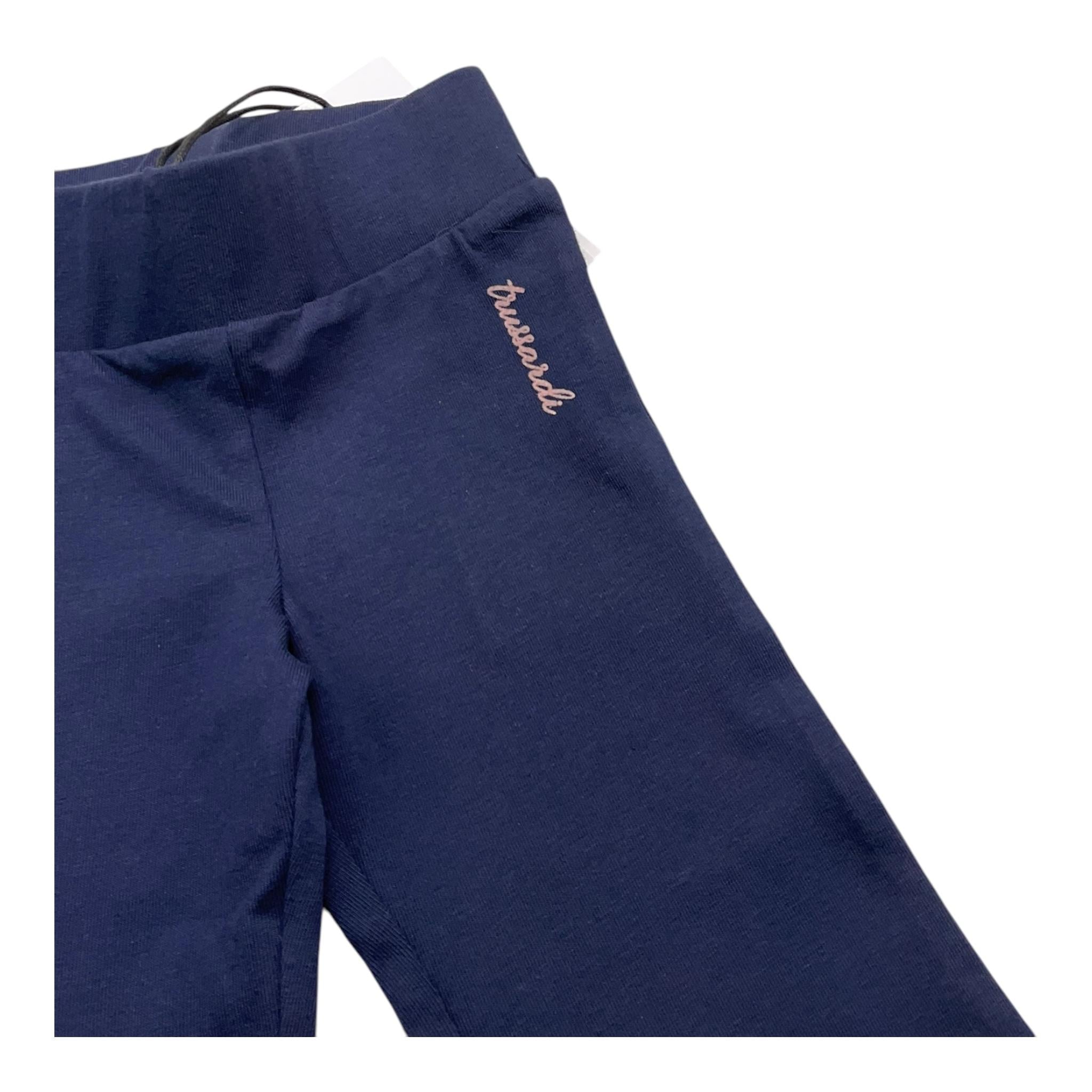 TRUSSARDI leggins tinta unita Blu per Neonata TIA25007LE BLU TRUSSARDI 