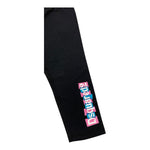 DSQUARED2 leggins tinta unita con logo Nero per Neonata DQ2494 NERO DSQUARED2 