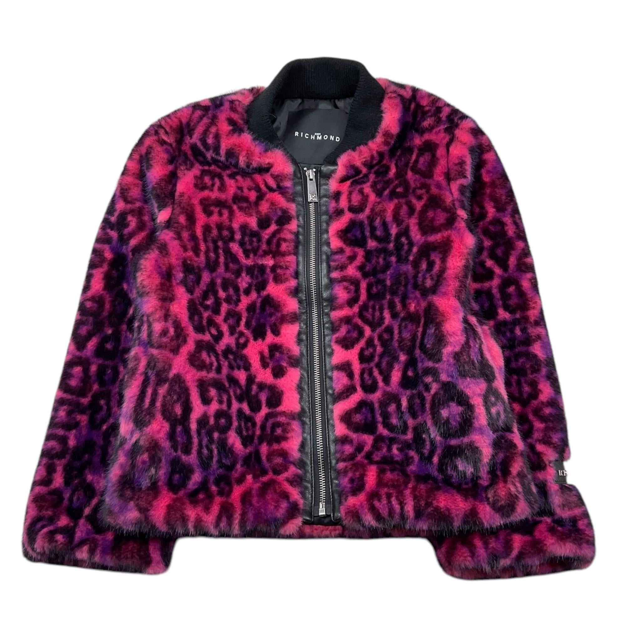 JOHN RICHMOND giubbin tinta unita fantasia maculata Fuxia per Bambina RGA25059 FUXIA JOHN RICHMOND 