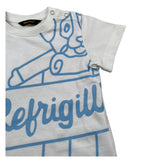 Refrigiwear T-Shirt Girocollo Tinta Unita per Neonato 216TRMNS25 BIANCO REFRIGIWEAR 
