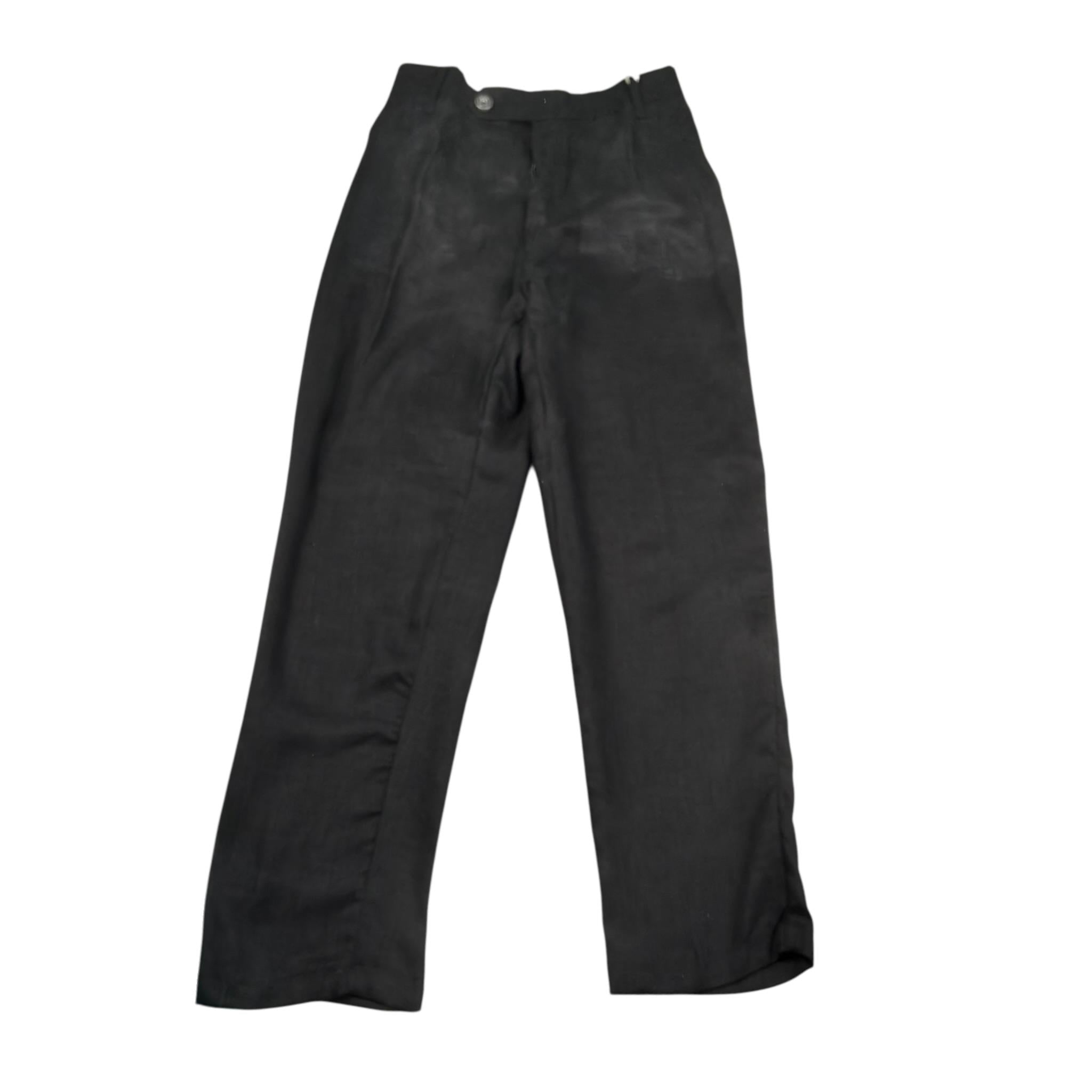 Neill Katter Pantalone Tinta Unita con Elastico In Vita per Bambino 12990 NERO NEILL KATTER 
