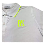 Bikkembergs Polo Mezza Manica Tinta Unita con Ricamo Logo per Bambino BK3274 BIANCO BiKKEMBERGS 
