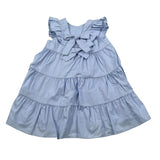 M+E' Abito Mezza Manica Tinta Unita per Neonata U1399 AZZURRO M+E' 