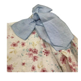 La Stupenderia Camicia Mezza Manica Tinta Unita Fantasia Floreale per Bambina TJTP94 BIANCO LA STUPENDERIA 