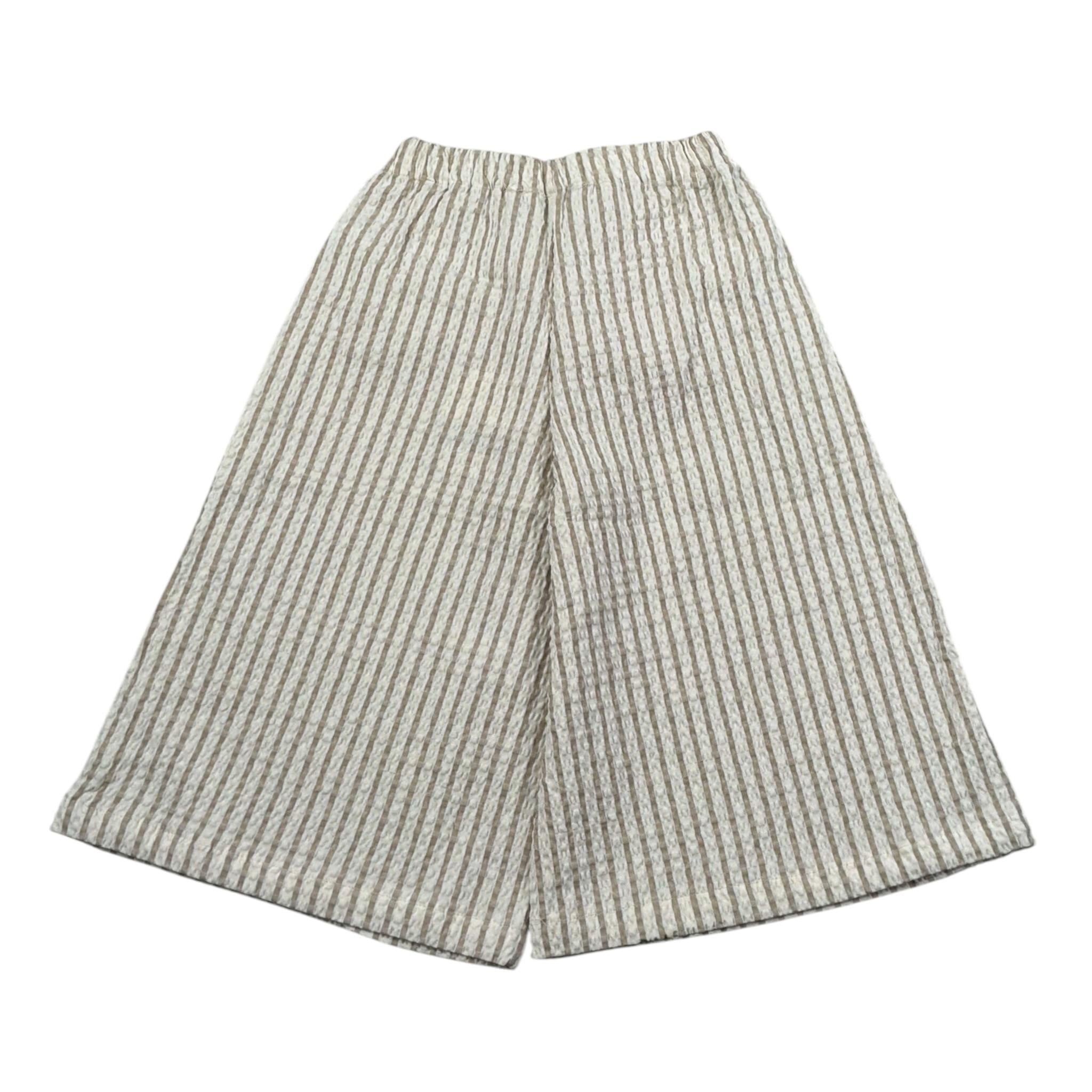 Per Te Pantalone Modello Palazzo Fantasia A Righe per Neonata 34257 BIANCO/BEIGE PER TE 