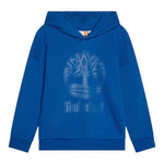 Timberland Felpa Chiusa con Cappuccio Tinta Unita con Logo per Bambino T60449 BLU TIMBERLAND 