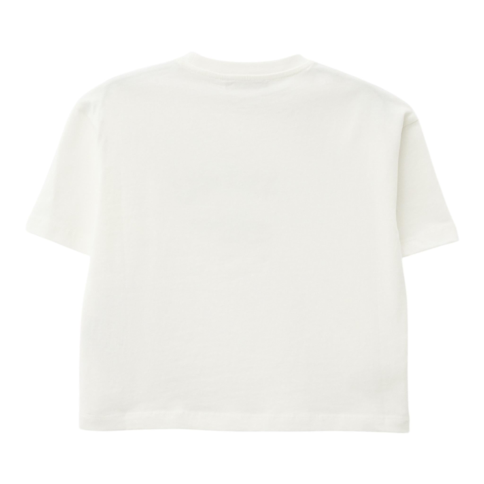 Iceberg T-Shirt Girocollo Tinta Unita con Stampa per Bambina TSICE5150J BIANCO ICEBERG 