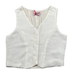 Kaos Gilet Tinta Unita per Bambina KS203 BEIGE KAOS 