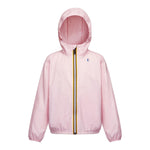 K-Way Giubbino Tinta Unita con Zip E Cappuccio per Bambina K61336E ROSA K-WAY 