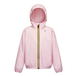 K-Way Giubbino Tinta Unita con Zip E Cappuccio per Bambina K61336E ROSA K-WAY 