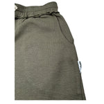 Please Bermuda Tinta Unita con Elastico In Vita per Bambino RE35030G75 VERDE PLEASE 