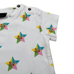 John Richmond T-Shirt Girocollo Tinta Unita con Stampe per Neonata RIP25029TS BIANCO JOHN RICHMOND 
