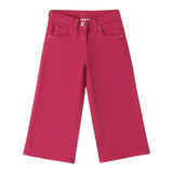 I DO pantalone tinta unita modello palazzo Fuxia per Bambina 4A614 FUXIA I DO 