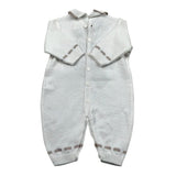 Marlu' Tutina Manica Lunga Tinta Unita per Neonato EP5810 PANNA MARLU' 