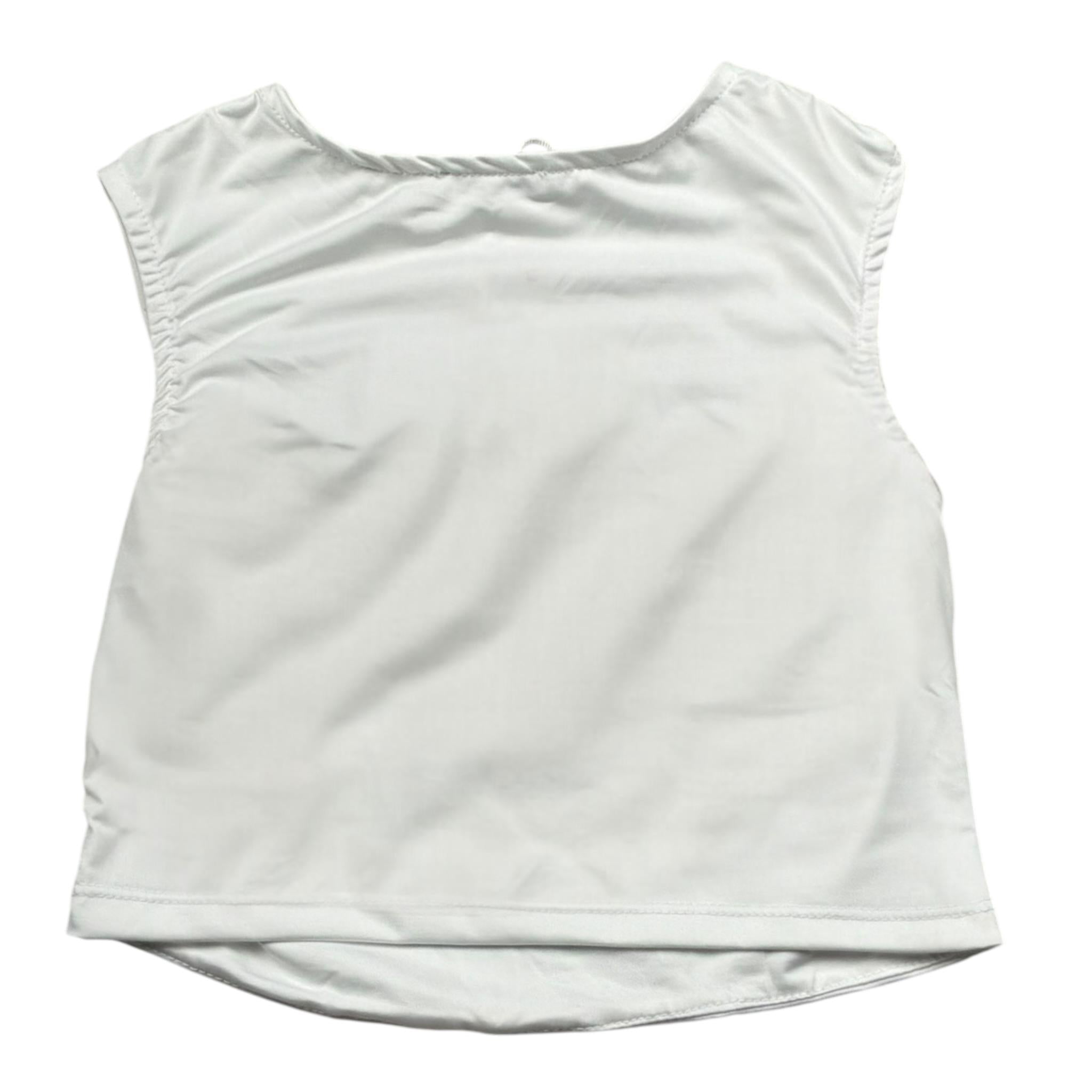 Lu Lu By Miss Grant Top Tinta Unita per Bambina LL3453 BIANCO LU LU BY MISS GRANT 