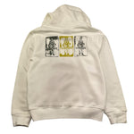 C.P. Company Felpa Chiusa con Cappuccio Tinta Unita per Bambino CUF00Z BIANCO C.P. COMPANY 