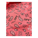 Off-White Camicia Mezza Manica Tinta Unita con Stampa per Bambina OGGA018S2 SALMONE OFF-WHITE 