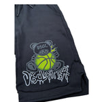 Disclaimer Bermuda Felpa tinta unita con Logo Nero per Bambino 23EDK53814 NERO DISCLAIMER 