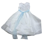 Isabel Abito Cerimonia Tinta Unita Giromanica per Bambina 24C358S BIANCO ISABEL 