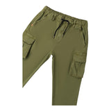 Sarabanda Pantalone Tinta Unita con Elastico In Vita per Bambino 0B632 VERDE SARABANDA 