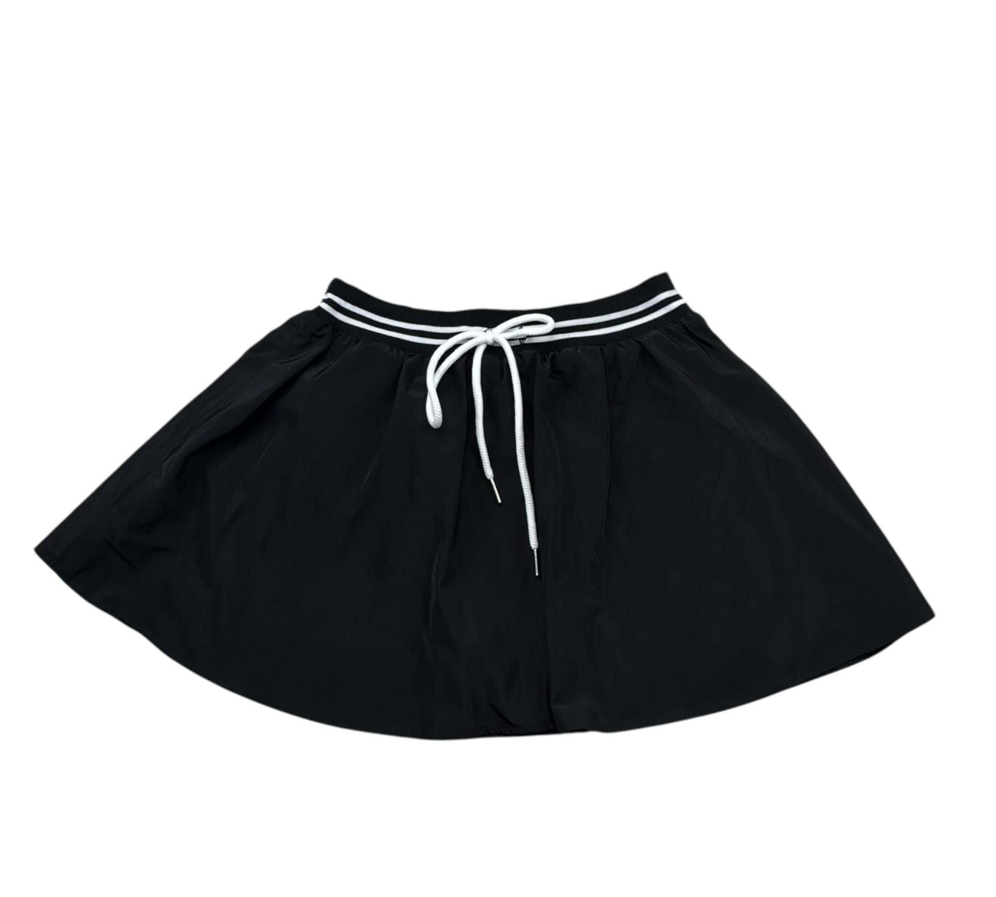 John Richmond Gonna Tinta Unita con Elastico In Vita per Bambina RGP26105GO NERO JOHN RICHMOND 