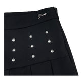 Guess Pantalone Tinta Unita con Applicazioni Modello Palazzo per Bambina J5RB00WGUL0 NERO GUESS 