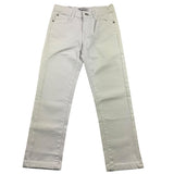 Shako' Pantalone Tinta Unita Con Girovita Regolabile Bianco Per Bambino