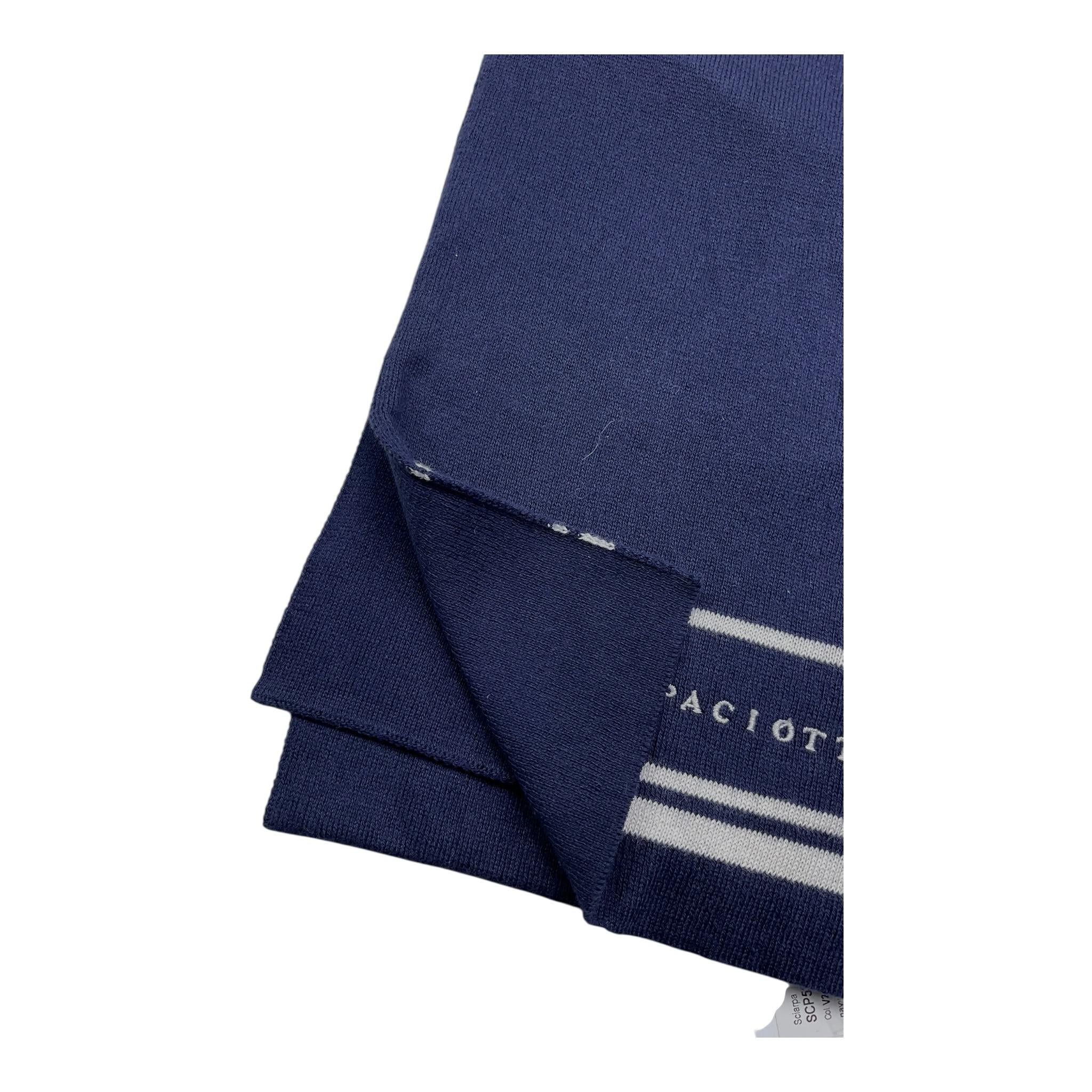 CESARE PACIOTTI sciarpa tinta unita con logo Blu per Neonato SCP5350B BLU CESARE PACIOTTI 