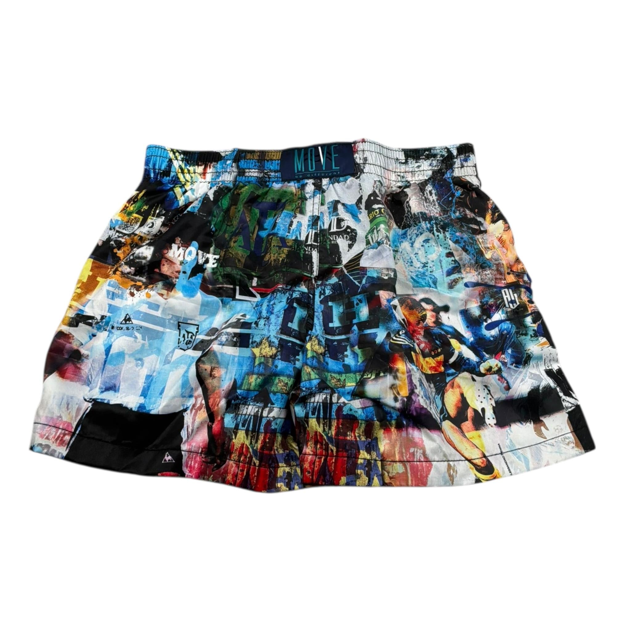 Move Costume Modello Boxer Tinta Unita con Fantasia per Bambino PRINTDIEGO BIANCO MOVE 