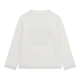 GUESS shirt girocollo tinta unita con stampa Bianco per Neonato N4YI01K8HM4XXX BIANCO GUESS 