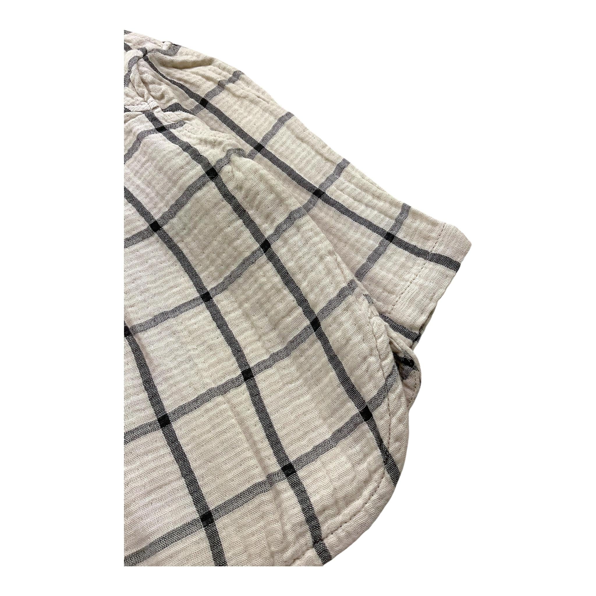 PLAY UP camicia tinta unita con fantasia a quadri Beige per Neonato PA011AP11251 BEIGE PLAY UP 