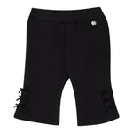 LIU JO pantalone tinta unita con fiocchi Nero per Neonata HF4085 NERO LIU JO 