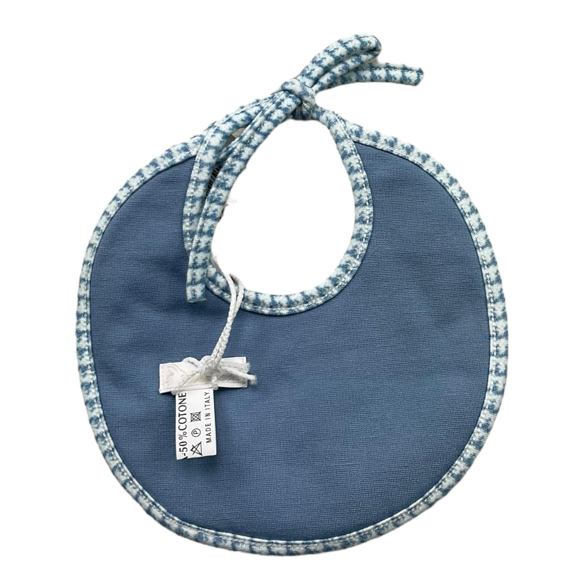 Ninnaoh Bavetta Tinta Unita con Stampa per Neonato I23260 BIANCO NINNAOH 