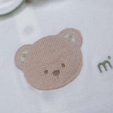 Marlu' Pagliaccetto Bicolore Mezza Manica per Neonato EB6213 BIANCO/VERDE MARLU' 