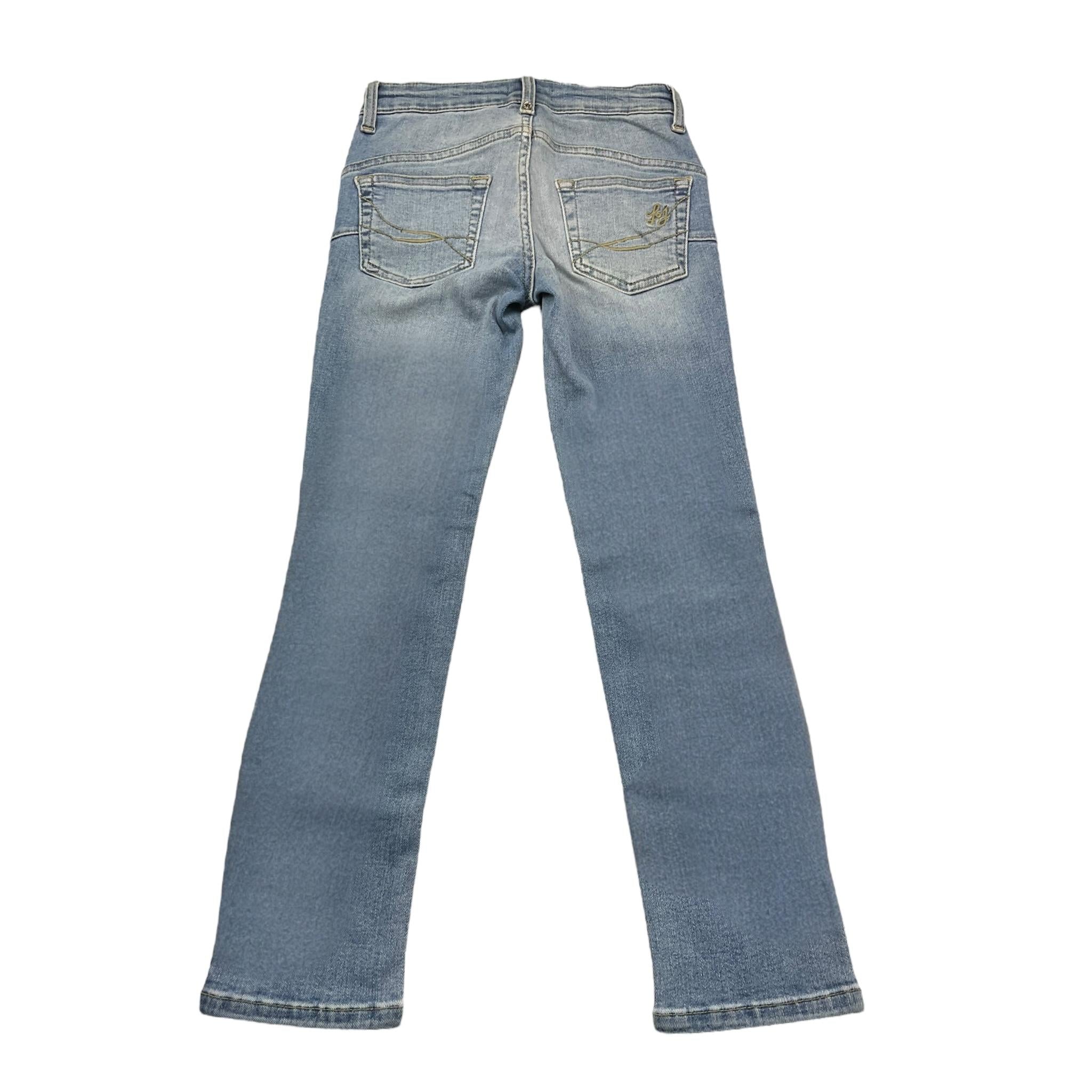 LIU JO jeans tinta unita con girovita regolabile Azzurro per Bambina GF4118 AZZURRO LIU JO 