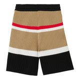 BURBERRY bermuda in maglia con elastico in vita Multicolor per Bambino 8065797 MULTICOLOR BURBERRY 