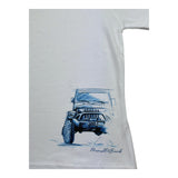 Manuel & Frank T-Shirt Girocollo Tinta Unita con Stampa per Bambino MF7385B BIANCO MANUEL & FRANK 