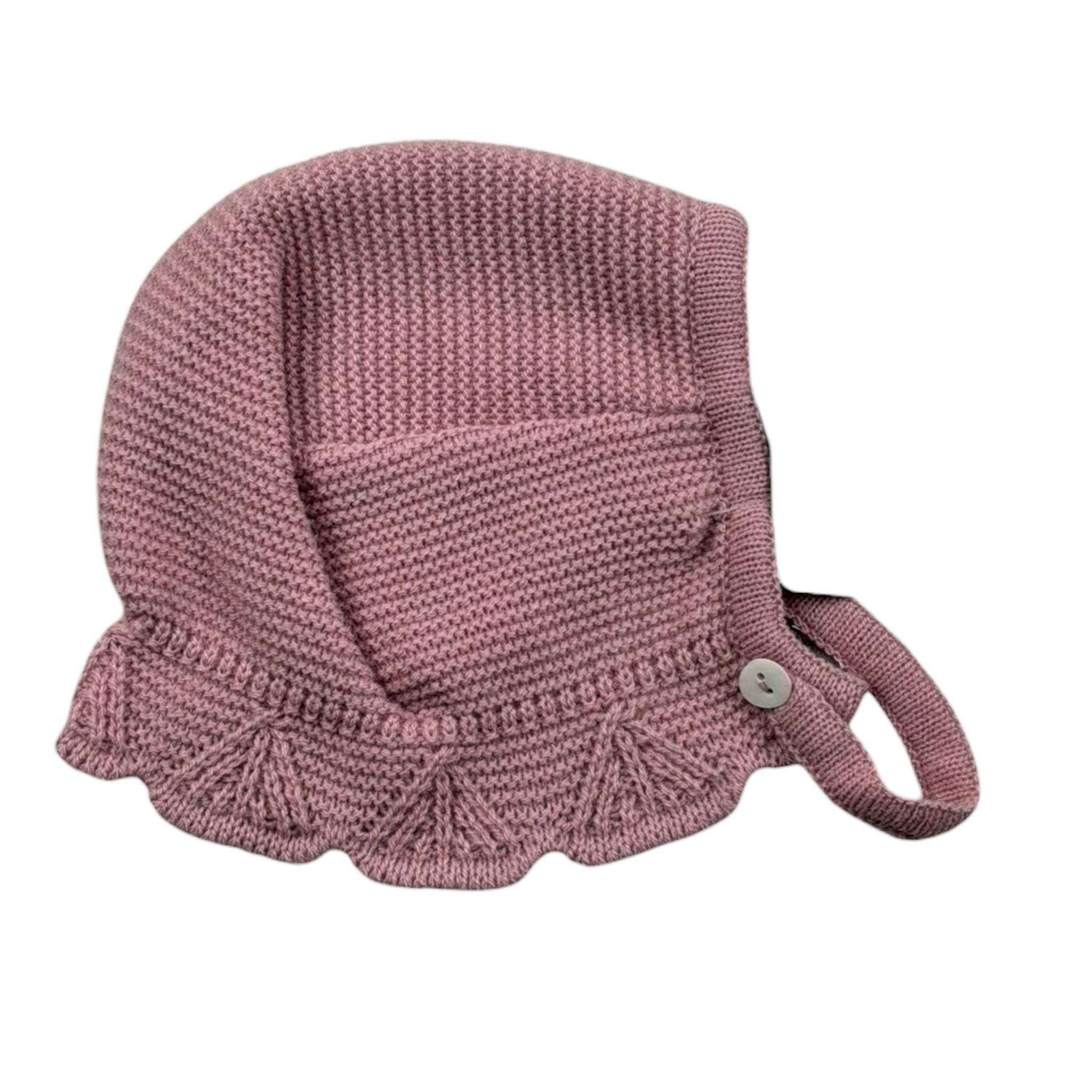 Mac Ilusio'N Cappello Tinta Unita con Ricami per Neonata G029 MAGENTA MAC ILUSIO'N 
