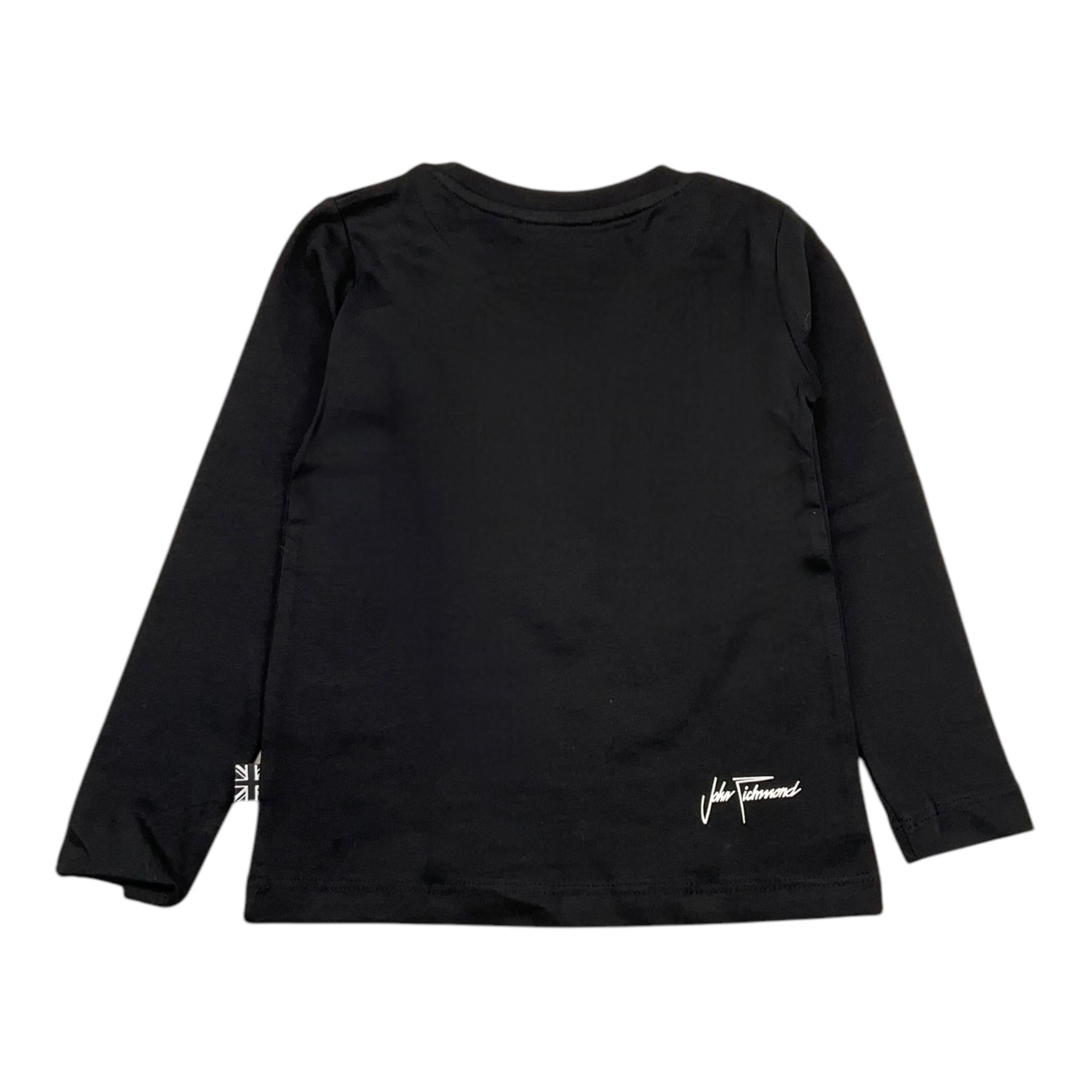 JOHN RICHMOND shirt girocollo tinta unita con stampa Nero per Neonato ELEDIK NERO JOHN RICHMOND 