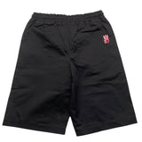 Kejo Bermuda Tinta Unita Con Elastico In Vita Nero Per Bambino