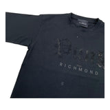 JOHN RICHMOND t-shirt girocollo tinta unita con logo Nero per Bambino RGA25037TS NERO JOHN RICHMOND 