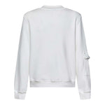 MCU felpa tinta unita con bottoni e brillantini Bianco per Bambina MCUK6004 BIANCO MCU 